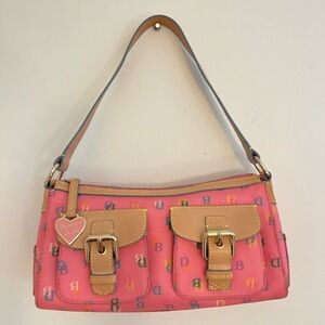 Dooney & Bourke Vintage Pink Handbag Purse